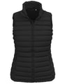 Dames Bodywarmer Stedman Lux Padded Vest Black Opal